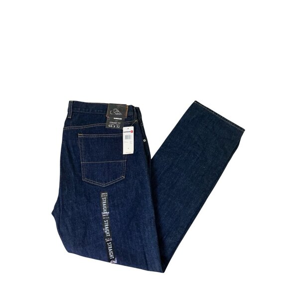 Quiksilver Men’s Jeans Revolver Straight Fit Size 40 X 32 New - Picture 1 of 16